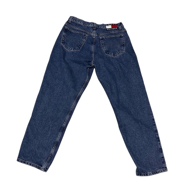 Vintage 90's Tommy Hilfiger Women's High Rise Straight Leg Jeans Size 14 - Picture 2 of 5